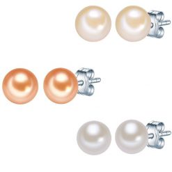 Valero Pearls Kolczyki sztyfty z perłą srebro wysokiej próby Perła hodowlana słodkowodna srebrny 1 ct Damski. Szare kolczyki damskie Valero Pearls, z perłą, srebrne, na sztyftcie. Za 239.99 zł.