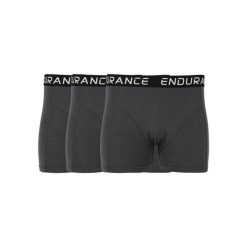 Bokserki Endurance Burke (x3). Niebieskie bokserki męskie Endurance, bez wzorów, z bawełny. Za 131.00 zł.
