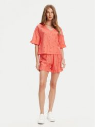 United Colors Of Benetton Piżama 4SHX3P03X Czerwony Regular Fit. Czerwone piżamy damskie United Colors Of Benetton, l, bez wzorów, z bawełny, bez ramiączek. Za 139.99 zł.