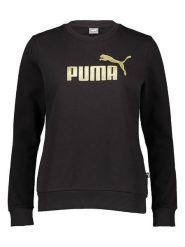 Puma Bluza "Essentials+" w kolorze czarnym rozmiar: L. Czarne bluzy bez kaptura damskie Puma, l. Za 110.04 zł.