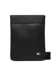 Tommy Hilfiger Saszetka Th Flag Mini Crossover AM0AM14014 Czarny. Czarne saszetki męskie Tommy Hilfiger, ze skóry. Za 329.99 zł.