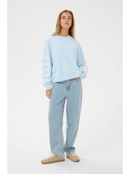 Kaffe Bluza w kolorze błękitnym rozmiar: M. Niebieskie bluzy bez kaptura damskie Kaffe, m. Za 136.13 zł.