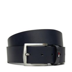 Pasek Męski Tommy Hilfiger. Niebieskie paski męskie Tommy Hilfiger, bez wzorów. Za 139.99 zł.