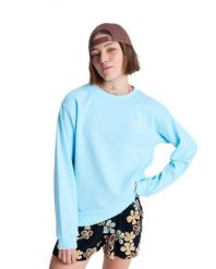 Bluza damska SURF STOKED TERRY VINT. Brązowe bluzy bez kaptura damskie Roxy, m, z bawełny. Za 132.99 zł.