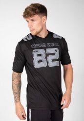 Koszulka fitness męska Gorilla Wear Fresno T-shirt. Czarne t-shirty męskie GORILLA WEAR, m, bez wzorów, z poliesteru, bez kołnierzyka. Za 196.10 zł.