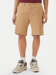 DC Shoes Szorty materiałowe Worker ADYWS03087 Beżowy Regular Fit. Brązowe szorty męskie DC Shoes, bez wzorów, z bawełny. Za 259.99 zł.