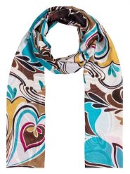 More & More Szal ze wzorem rozmiar: onesize. Szaliki i kominy damskie MORE & MORE, bez wzorów, z materiału. Za 34.99 zł.