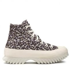 Buty do chodzenia damskie Converse Ctas Lugged 2.0 Hi. Czerwone buty sportowe na co dzień damskie Converse, bez wzorów, z materiału, trekkingowe. Za 389.10 zł.