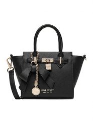 Nine West Torebka CEO-Chelsea-Charm-I-LX10187 Czarny. Czarne torebki klasyczne damskie Nine West, bez wzorów, z materiału, bez dodatków. Za 329.99 zł.