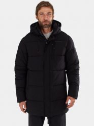 Płaszcz Zimowy Męski Fundango Arctic. Niebieskie płaszcze męskie Fundango, na zimę, m, bez wzorów, z materiału, biznesowe. Za 499.00 zł.