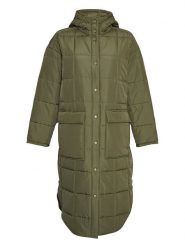 MOSS COPENHAGEN Płaszcz pikowany "Petulla Deya" w kolorze khaki rozmiar: L/XL. Brązowe płaszcze damskie MOSS COPENHAGEN, l, bez wzorów. Za 263.53 zł.