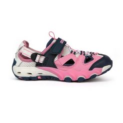 Sandały Frosty K V4 wodoodporne, regulowane, z antypoślizgową podeszwą. Czerwone sandały damskie IZAS, bez zapięcia. W wyprzedaży za 252.13 zł.