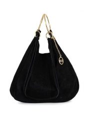 Mia Tomazzi Skórzana torebka "Tarabella" w kolorze czarnym - 34 x 30 x 11 cm rozmiar: onesize. Czarne torebki klasyczne damskie Mia Tomazzi, bez wzorów, z materiału, bez dodatków. Za 272.31 zł.
