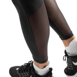 Damskie legginsy do biegania Fitness Siroko Fighter. Czarne legginsy damskie SIROKO, l, bez wzorów, z materiału. Za 127.00 zł.