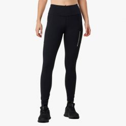 Długie legginsy treningowe damskie Swedemount Core Pocket Tights szybkoschnące. Czarne bielizna termoaktywna damska SWEDEMOUNT, bez wzorów, z tkaniny. Za 125.00 zł.