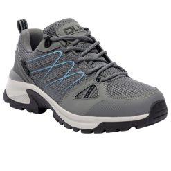 Buty Sportowe Damskie Zindzi II DLX. Szare buty sportowe na co dzień damskie Trespass, bez wzorów, z materiału, trekkingowe. Za 331.99 zł.