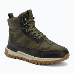 Śniegowce męskie KADVA TIMUR MID WP. Zielone buty zimowe męskie KADVA, na zimę, z gumy, bez zapięcia. Za 269.99 zł.