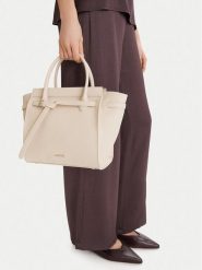 Lasocki Torebka CEO-LSK-X-003-09 Beżowy. Brązowe torebki klasyczne damskie Lasocki, bez wzorów, z materiału, bez dodatków. Za 219.99 zł.