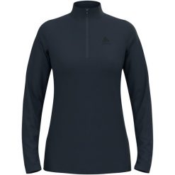 Bluza techniczna damska ODLO Essential Light Mid Layer 1/2 zip. Niebieskie bluzy bez kaptura damskie Odlo. W wyprzedaży za 209.99 zł.