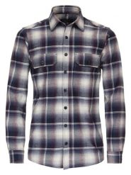 CASAMODA Koszula - Casual fit - w kolorze granatowym rozmiar: L. Niebieskie koszule męskie CASAMODA, l, bez wzorów, z bawełny, bez kołnierzyka, bez ramiączek. Za 113.10 zł.