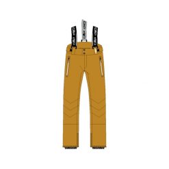 Spodnie narciarskie CMP. Brązowe spodnie materiałowe męskie CMP, bez wzorów, z materiału. Za 479.99 zł.
