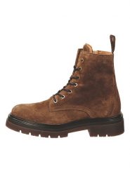 GANT Footwear Skórzane botki "Ramzee" w kolorze brązowym rozmiar: 41. Brązowe buty zimowe męskie GANT Footwear, ze skóry, bez zapięcia. Za 304.49 zł.