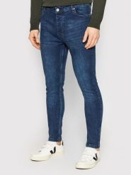 Brave Soul Jeansy MJN-MADISONDARK Granatowy Skinny Fit. Niebieskie jeansy męskie Brave Soul. Za 89.99 zł.