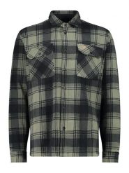 CMP Koszula polarowa - Regular fit - w kolorze zielono-czarnym rozmiar: 58. Czarne koszule męskie CMP, bez wzorów, z polaru, bez kołnierzyka, bez ramiączek. Za 139.20 zł.