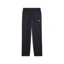 Męskie tkane spodnie Essentials PUMA New Navy Blue. Niebieskie spodnie materiałowe męskie Puma, bez wzorów, eleganckie. W wyprzedaży za 119.00 zł.