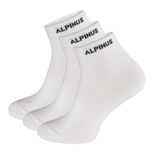 Skarpety Puyo Dla Dorosłych Unisex (zestaw 3 Sztuk). Białe skarpetki męskie Alpinus, bez wzorów. Za 63.99 zł.