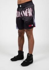 Clayton Boxing Szorty - Czarny/Czerwony. Czerwone szorty męskie GORILLA WEAR, bez wzorów, z poliesteru. Za 206.00 zł.