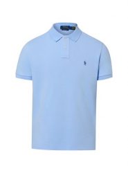 Polo Ralph Lauren koszulka polo Mężczyźni Bawełna niebieski, L. Niebieskie koszulki polo męskie Polo Ralph Lauren, l, bez wzorów, z bawełny, bez ramiączek. Za 479.95 zł.