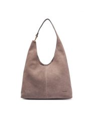 Calvin Klein Torebka Slouchy Suedelarge Shoulder Bag LV04F3690G Brązowy. Brązowe torebki klasyczne damskie CALVIN KLEIN, bez wzorów, ze skóry, bez dodatków. Za 1,099.00 zł.