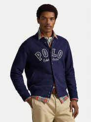 Polo Ralph Lauren Bluza 710P04875001 Granatowy Regular Fit. Niebieskie bluzy bez kaptura męskie Polo Ralph Lauren, m, z bawełny. Za 1,599.00 zł.
