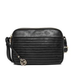 Torebka Lasocki. Czarne torebki klasyczne damskie Lasocki, bez wzorów, bez dodatków. Za 179.99 zł.