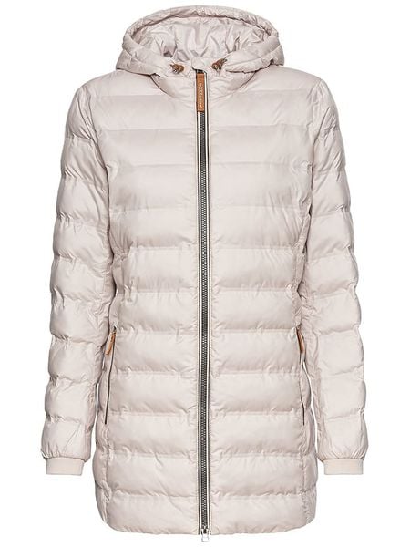 Camel Active Płaszcz pikowany w kolorze kremowym rozmiar: 36. Brązowe płaszcze damskie Camel Active, bez wzorów. Za 547.77 zł.