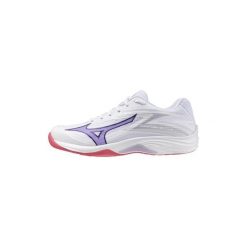 Damskie buty halowe Mizuno Thunder Blade Z. Białe obuwie do biegania damskie Mizuno. Za 399.99 zł.