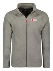 Canadian Peak Kurtka polarowa "Tugeak" w kolorze szarym rozmiar: 3XL. Szare kurtki męskie Canadian Peak, xl, bez wzorów, z materiału, bez kaptura. Za 74.63 zł.