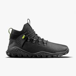Damskie turystyczne buty barefoot MAGNA FOREST ESC WOMENS OBSIDIAN/LIME. Czarne obuwie trekkingowe damskie VIVOBAREFOOT. Za 629.00 zł.