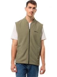 Jack Wolfskin Kamizelka polarowa "Light Curl" w kolorze khaki rozmiar: XL. Brązowe kamizelki męskie Jack Wolfskin, xl, z polaru. Za 223.99 zł.
