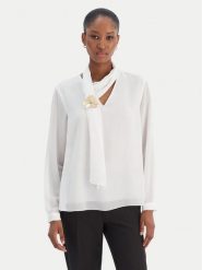 Rinascimento Koszula CFC0126527003 Biały Regular Fit. Białe koszule damskie RINASCIMENTO, xl, bez wzorów, z syntetyku, biznesowe, bez kołnierzyka, bez ramiączek. Za 309.99 zł.