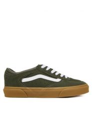 Vans Tenisówki Rowley Classic VN000SF4N3U1 Khaki. Brązowe trampki i tenisówki damskie Vans, bez wzorów, ze skóry. Za 309.99 zł.