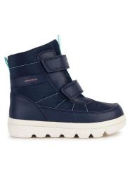 Geox Śniegowce J Willaboom Girl B A J36HWD 0FU54 C4002 D Granatowy. Niebieskie kozaki dziewczęce Geox, bez wzorów, ze skóry, bez obcasa. Za 399.99 zł.