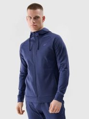 4F Bluza w kolorze niebieskim rozmiar: XL. Niebieskie bluzy z kapturem męskie 4f, xl. Za 100.99 zł.