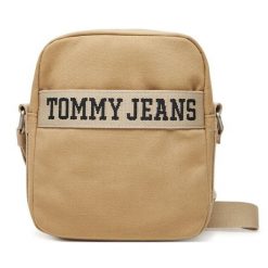 Saszetka Tommy Jeans. Brązowe saszetki męskie Tommy Jeans, z jeansu. Za 159.99 zł.