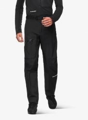 Spodnie GORE TEX Mammut Eiger Nordwand Advanced HS Pants. Czarne spodnie materiałowe męskie Mammut, bez wzorów, z gore-texu, z podwyższonym stanem. Za 2,793.99 zł.