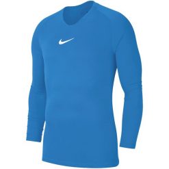 Męska Koszulka Z Długim Rękawem Park DriFIT Base Layer Top. Niebieskie koszulki męskie z długim rękawem Nike, m. Za 138.99 zł.
