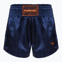 Spodenki treningowe męskie FUMETSU Origins Muay Thai. Niebieskie szorty męskie FUMETSU, z materiału, bez kołnierzyka. Za 199.99 zł.