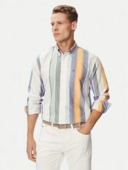 Tommy Hilfiger Koszula Heritage Oxford MW0MW43354 Biały Regular Fit. Białe koszule męskie Tommy Hilfiger, l, bez wzorów, z bawełny, bez kołnierzyka, bez ramiączek. Za 449.99 zł.