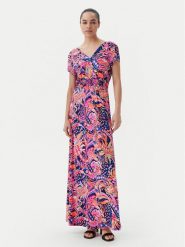 Morgan Sukienka letnia 251-RPLAYA Kolorowy Regular Fit. Sukienki damskie Morgan, na lato, bez wzorów, z syntetyku, bez kołnierzyka, bez ramiączek. Za 269.99 zł.